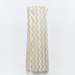 zara tulle strapless dress